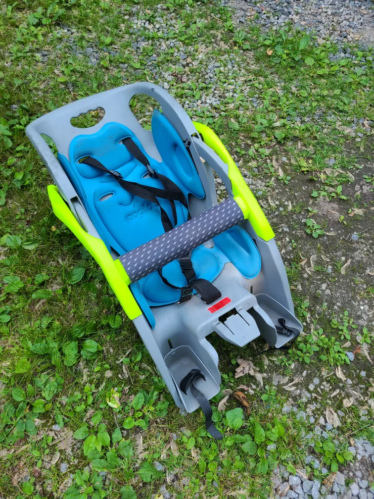 Copilot Bike Child Seat - Blue & Grey 🇨🇦 thumbnail