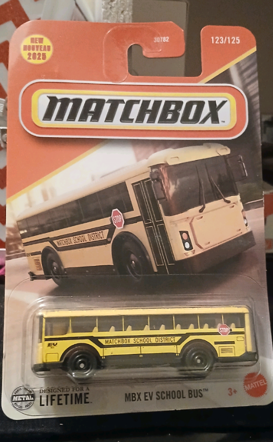 New Matchbox MBX EV School Bus