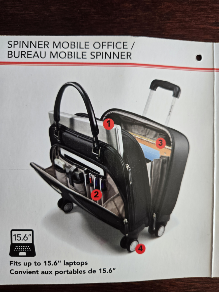 Samsonite Spinner Mobile Office - Fits 15.6" Laptop - photo 4
