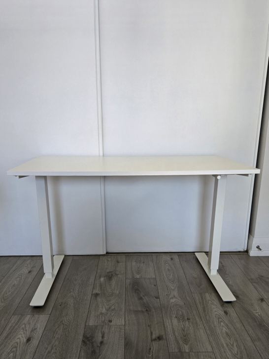 White Adjustable Standing Desk