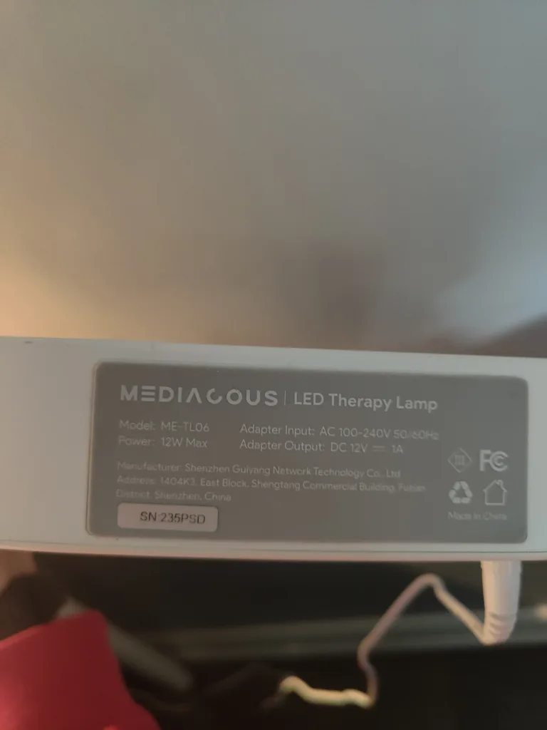 Mediacous LED Therapy Lamp image indicator(4)