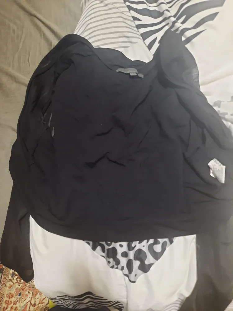 Black Mesh Long Sleeve Top pick up only image indicator(3)