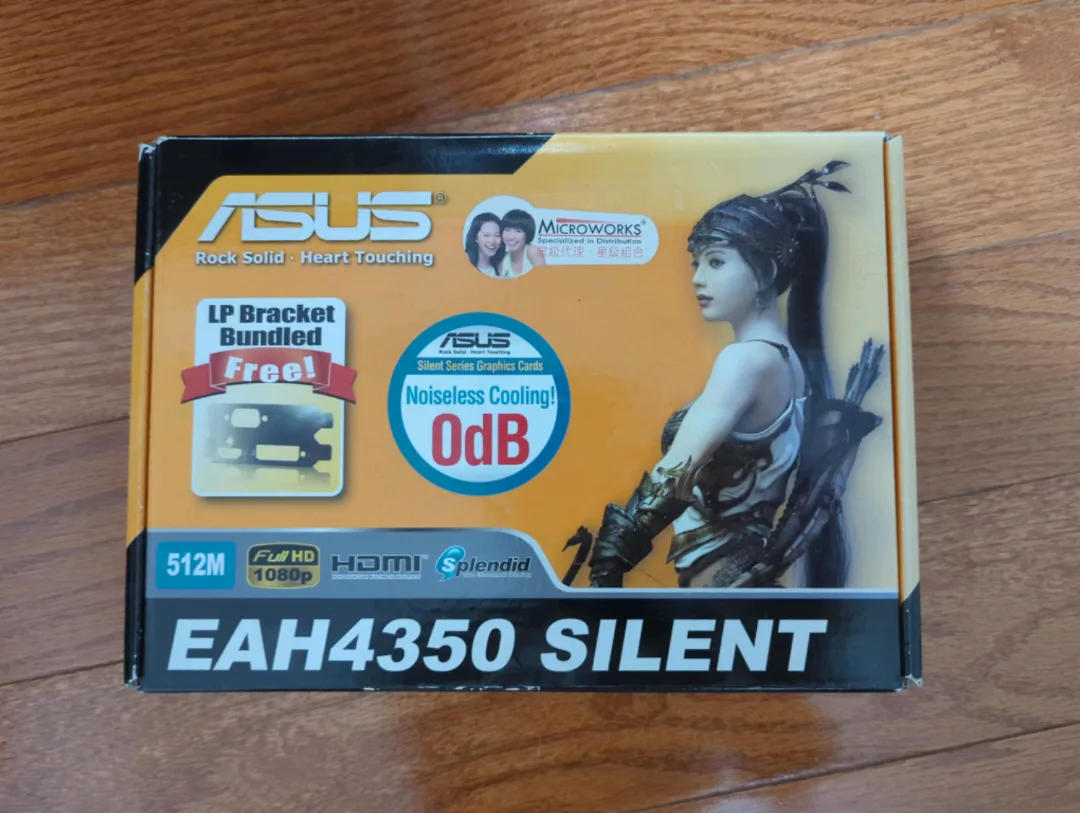 ASUS EAH4350 SILENT 512MB Graphics Card thumbnail