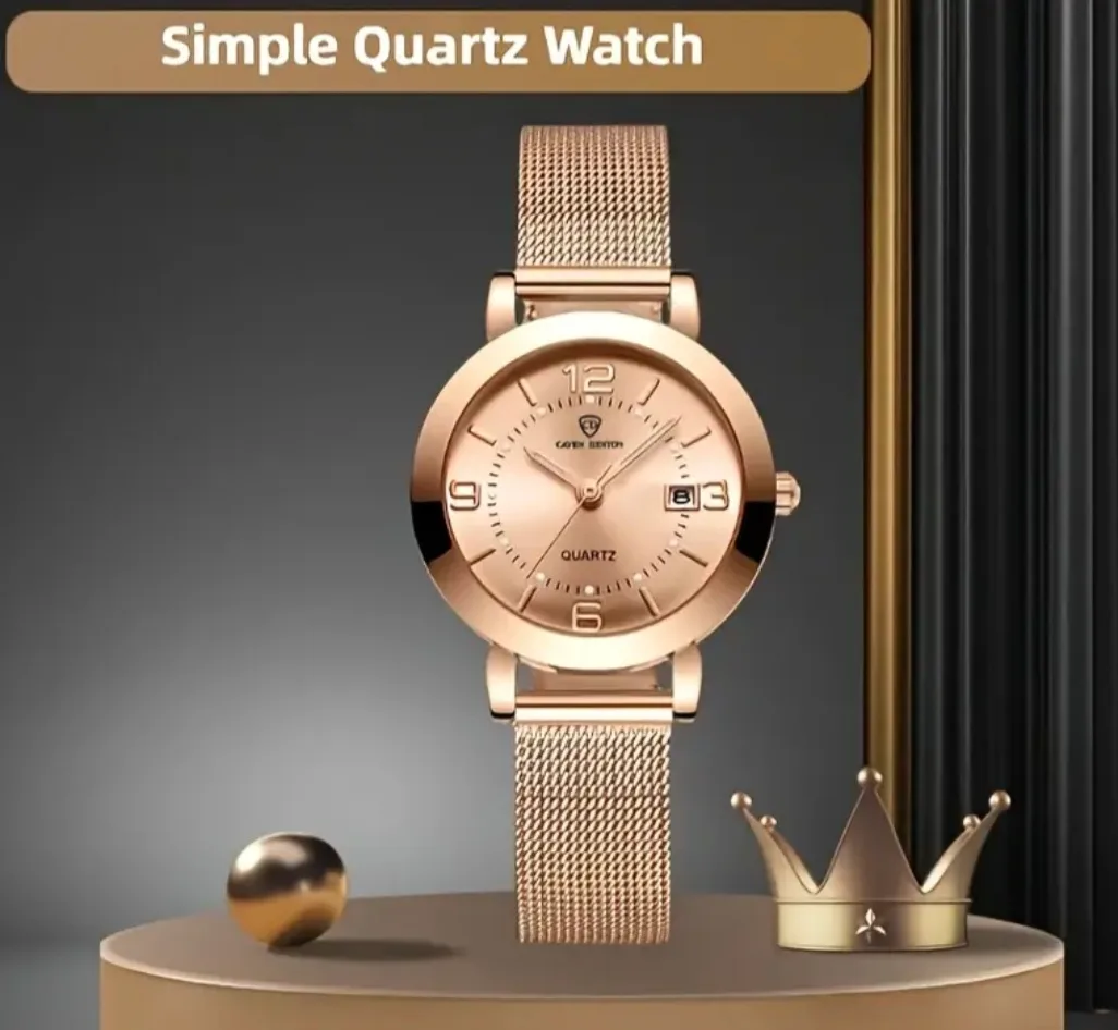 Caven Denton Quartz Watch - Rose Gold thumbnail