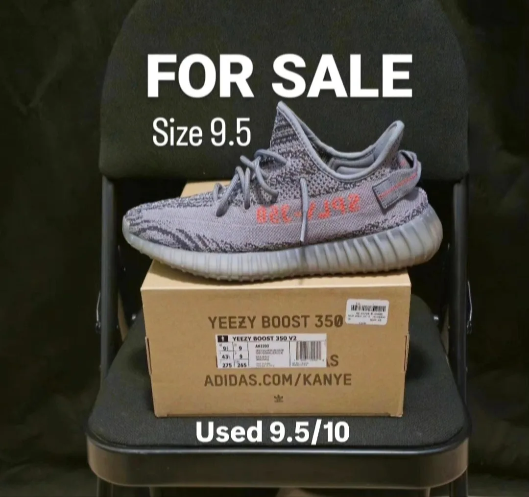 Adidas Yeezy 350 V2 Beluga 2.0 size 9.5 thumbnail