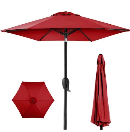 9Ft Red Patio Umbrella image indicator(2)