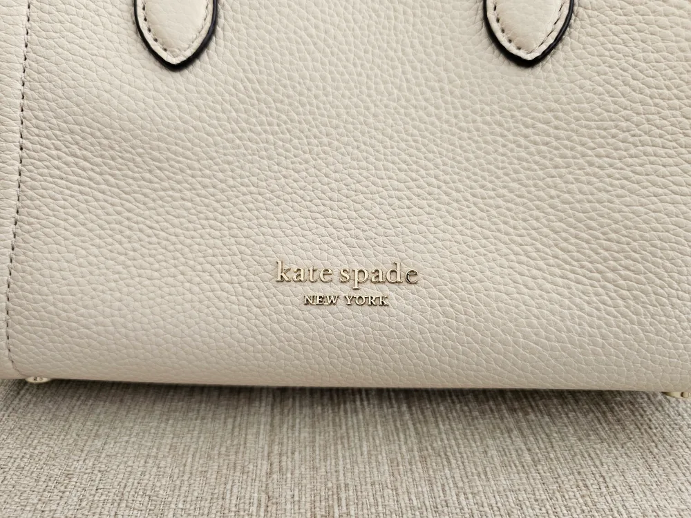 Authentic Kate Spade Cream Leather Satchel image indicator(2)