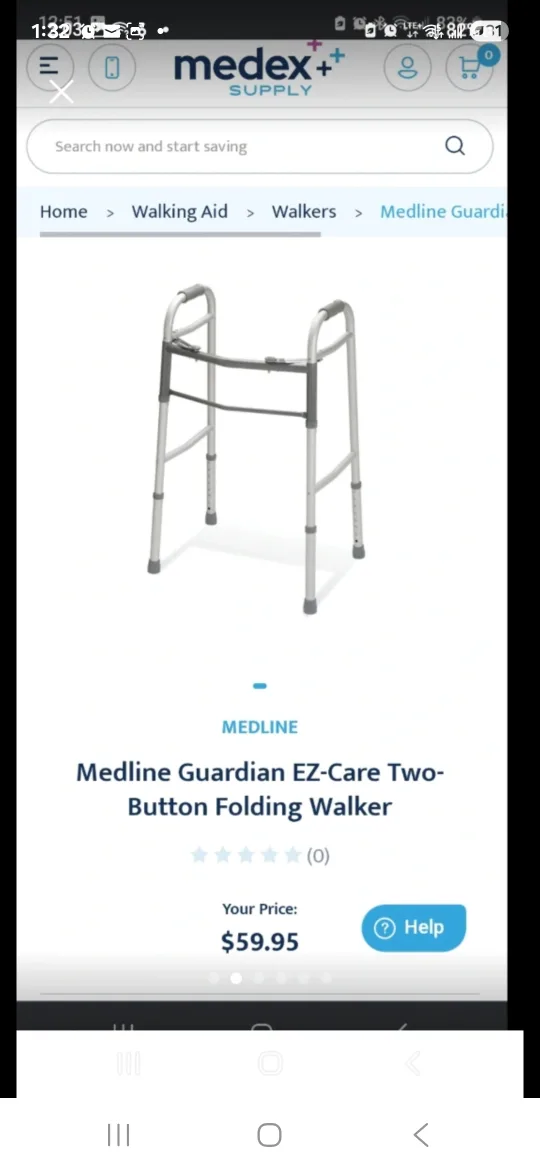Folding Mobility Walker Guardian Brand Light weight image indicator(2)
