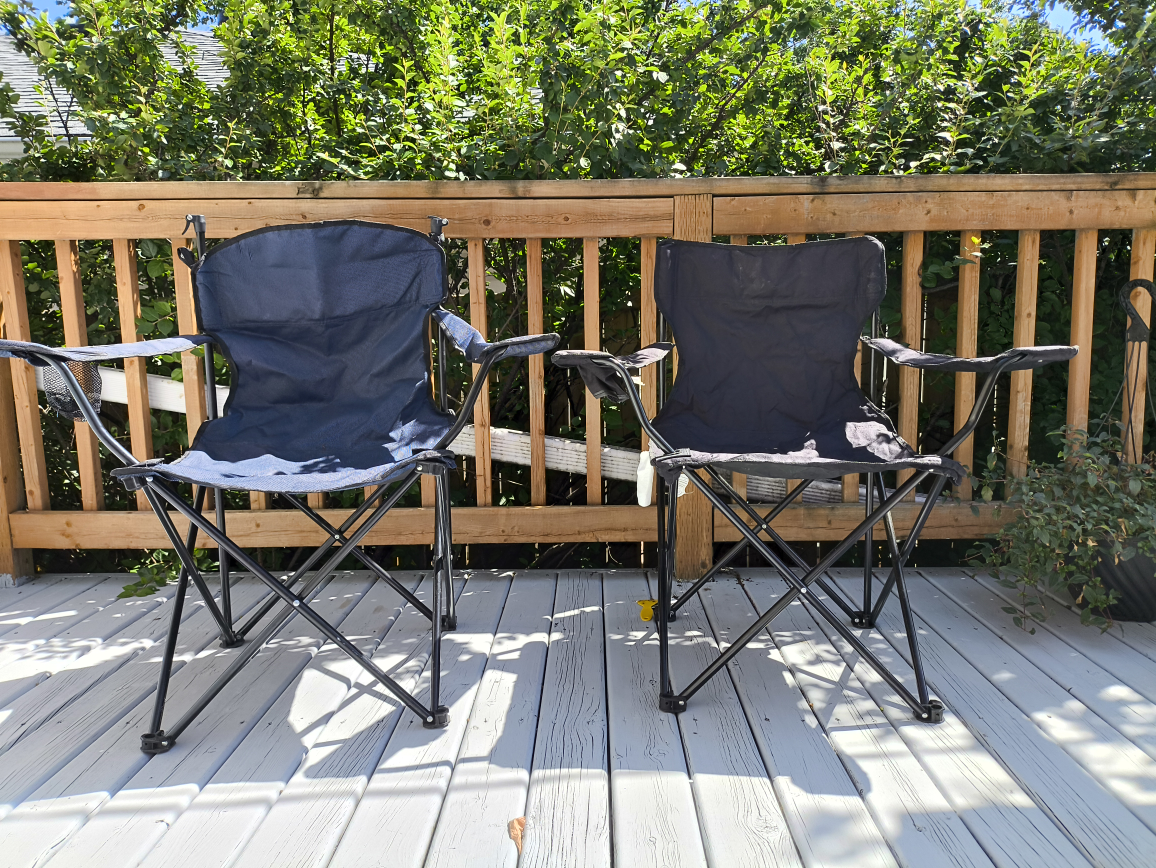 Two Folding Camping Chairs