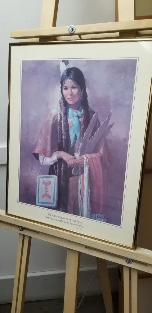 Karen Thayer Framed Art - Indigenous Woman thumbnail