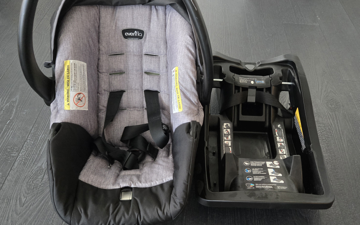 Evenflo LiteMax Sport Infant Car Seat - Grey - photo 2