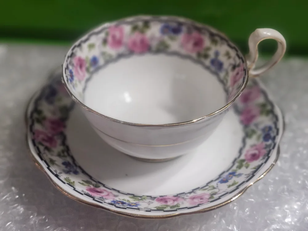 Royal Albert Crown China Teacup and Saucer thumbnail