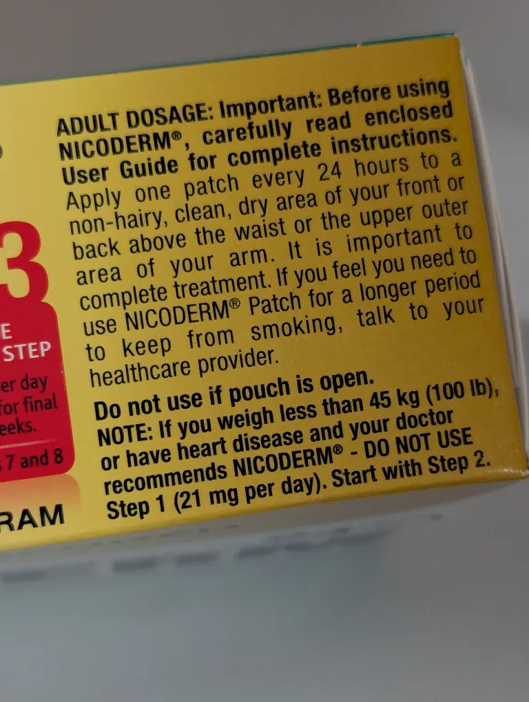 NEW Nicoderm step 1- 7 patches $42 AT SHOPPERS  Expires 09 2025 image indicator(5)