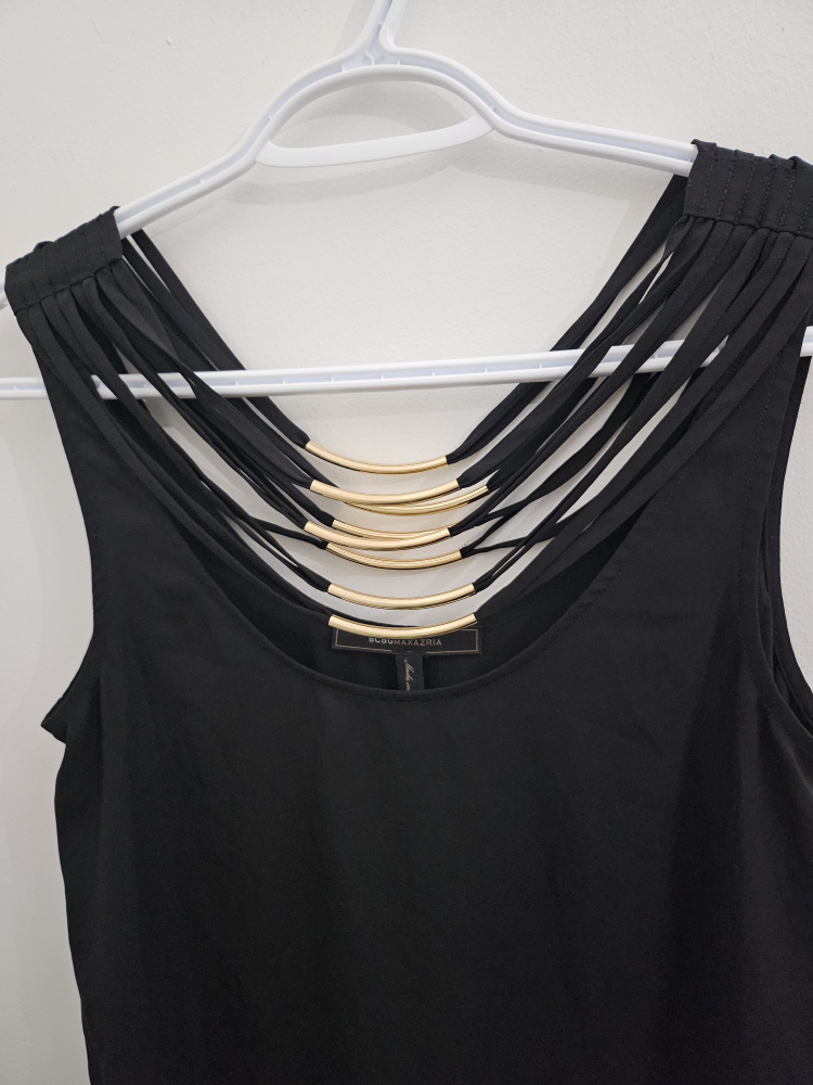 Haut Noir BCBGMAXAZRIA Taille XXS - photo 2