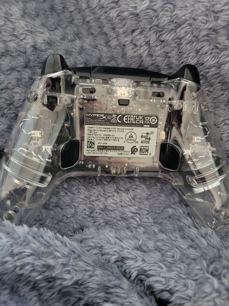 HyperX Clutch Gladiate Xbox Controller - Clear - photo 2