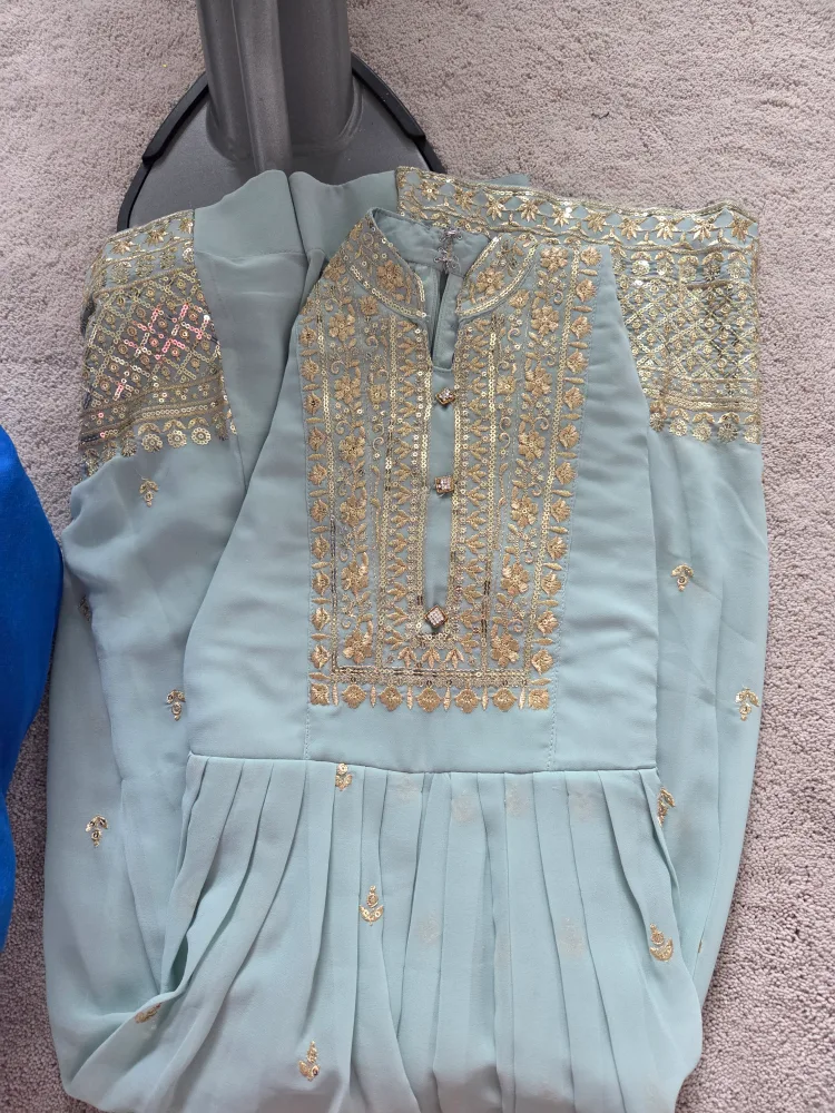 Girls' Embroidered Dress - Size 8 years plus thumbnail
