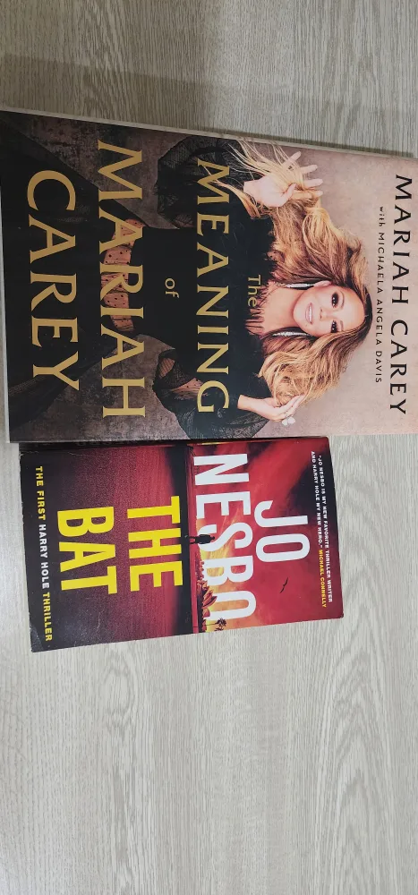 Mariah Carey 'Meaning of Mariah' & Jo Nesbo 'The Bat' Books thumbnail