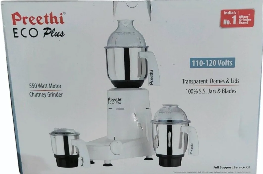 Preethi ECO Plus Mixer Grinder - Brand New! Unpacked image indicator(3)