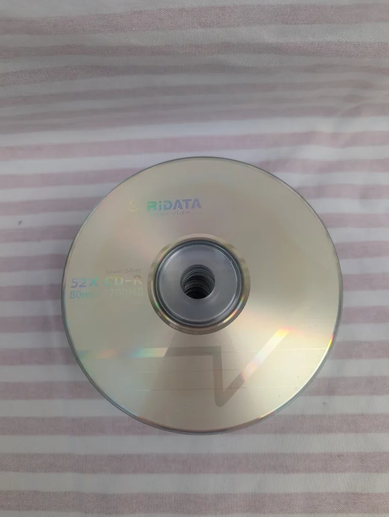 Ridata 52X CD-R 80mm 700MB Silver Discs thumbnail
