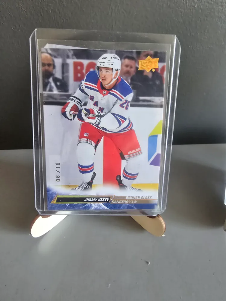 22-23 Jimmy Vesey Upper Deck High Gloss #/10 thumbnail