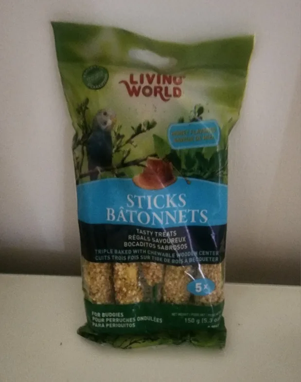 Living World Honey Flavoured Sticks for Budgies thumbnail