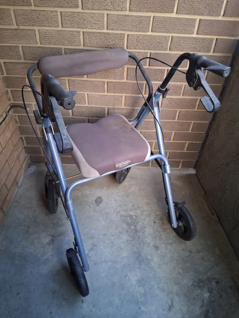 Walker With Wheels and Seat thumbnail