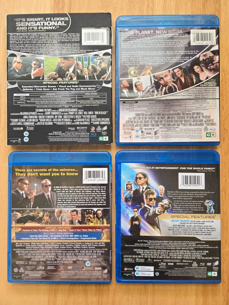 All 4 MIB  Collector series Blu-ray Bundle image indicator(2)