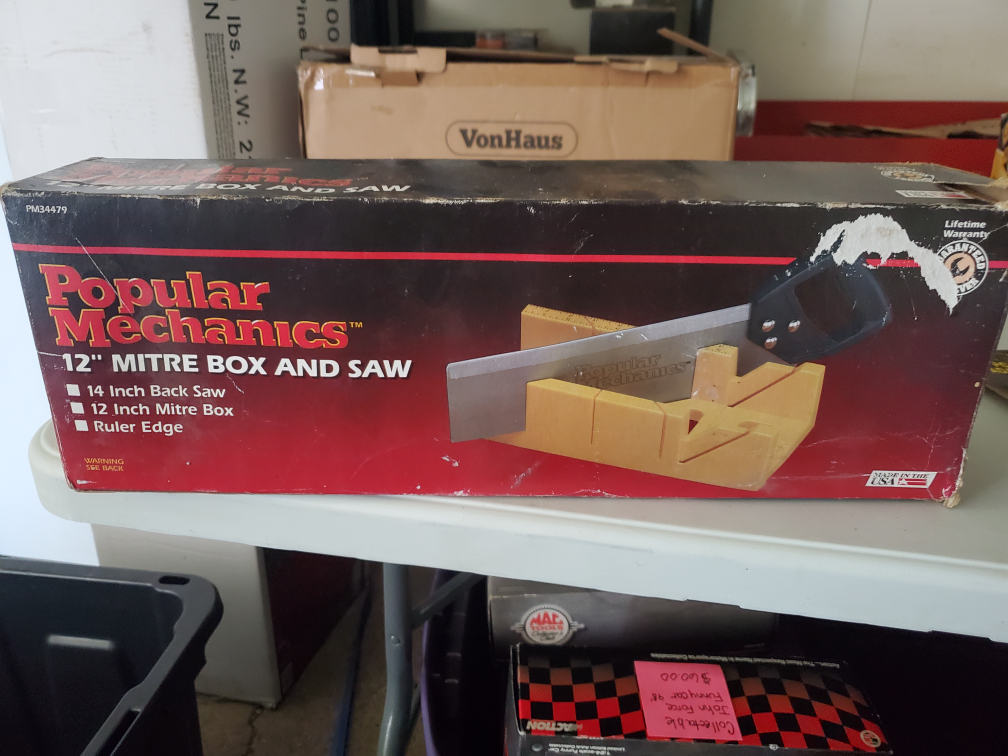 Popular Mechanics 12" Mitre Box and Saw