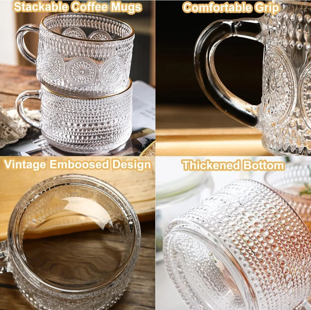 🌿 Set of 6 Vintage Coffee Mugs – Brand New 🌿 image indicator(5)