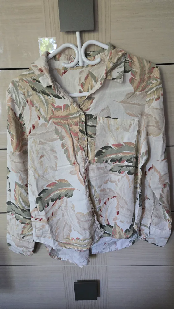 Long Sleeve Linen Button Up thumbnail