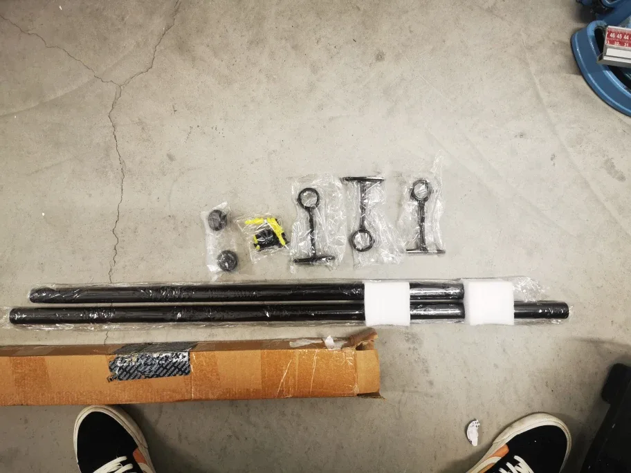 Wayolte Matte Black Curtain Rod, Size 72-144, New image indicator(6)