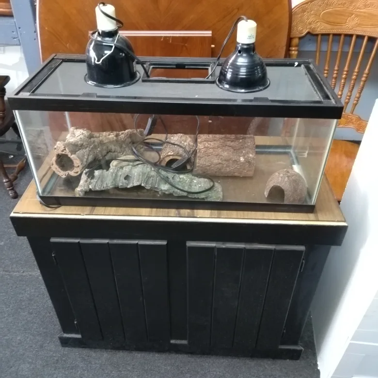 small tank for reptiles whit stand thumbnail