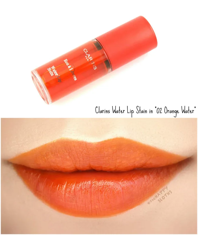 *NEW w/ box* Clarins Water Lip Stain – 02 Orange Water (7ml) thumbnail