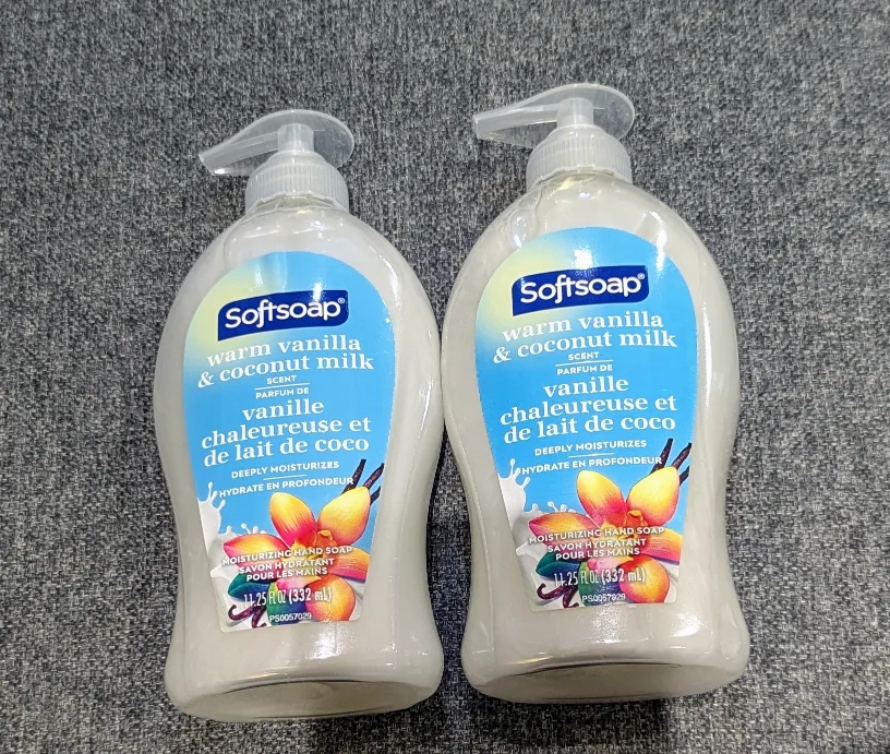 Softsoap Warm Vanilla & Coconut Milk Hand Soap x 2 (new) image indicator(2)