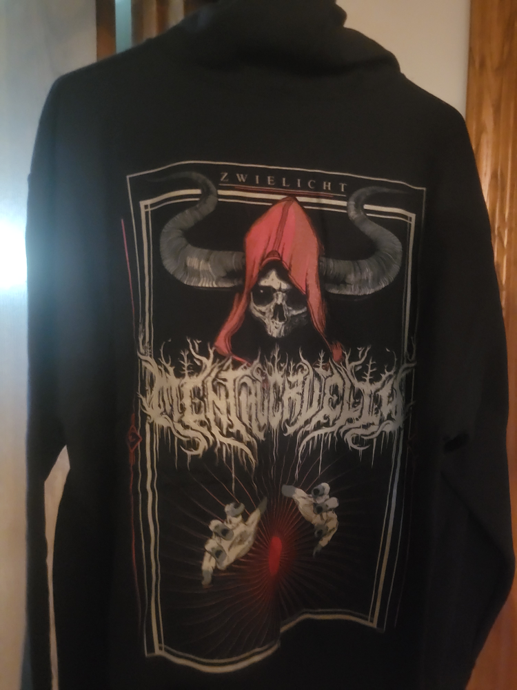 Mental Cruelty ZWIELICHT Black Zip-Up Hoodie - photo 2