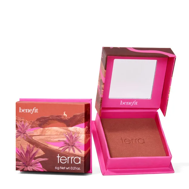*NEW w/ box* Benefit Mini Blush – Terra (Golden Brick-Red) thumbnail