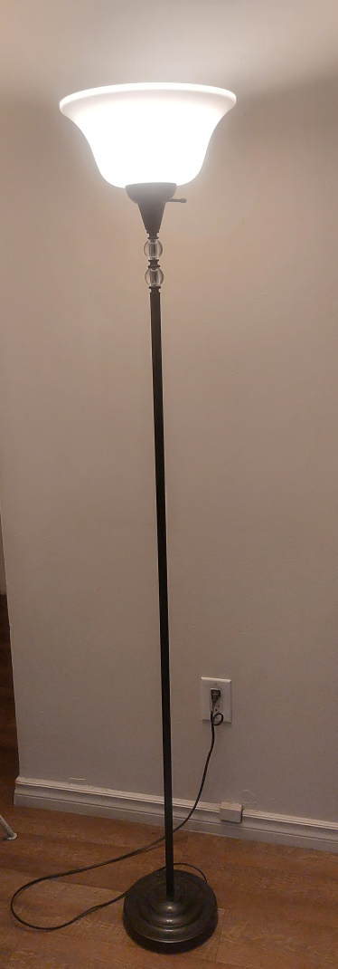 Floor Lamp with White Shade - photo 2
