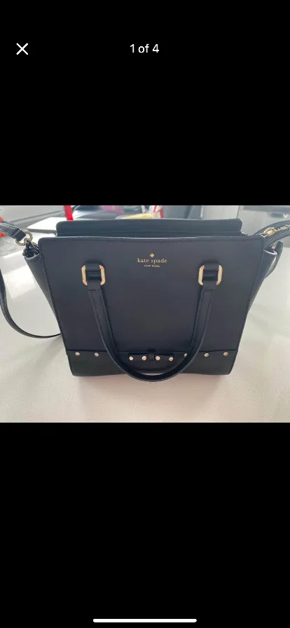 Kate Spade Black Tote Bag thumbnail