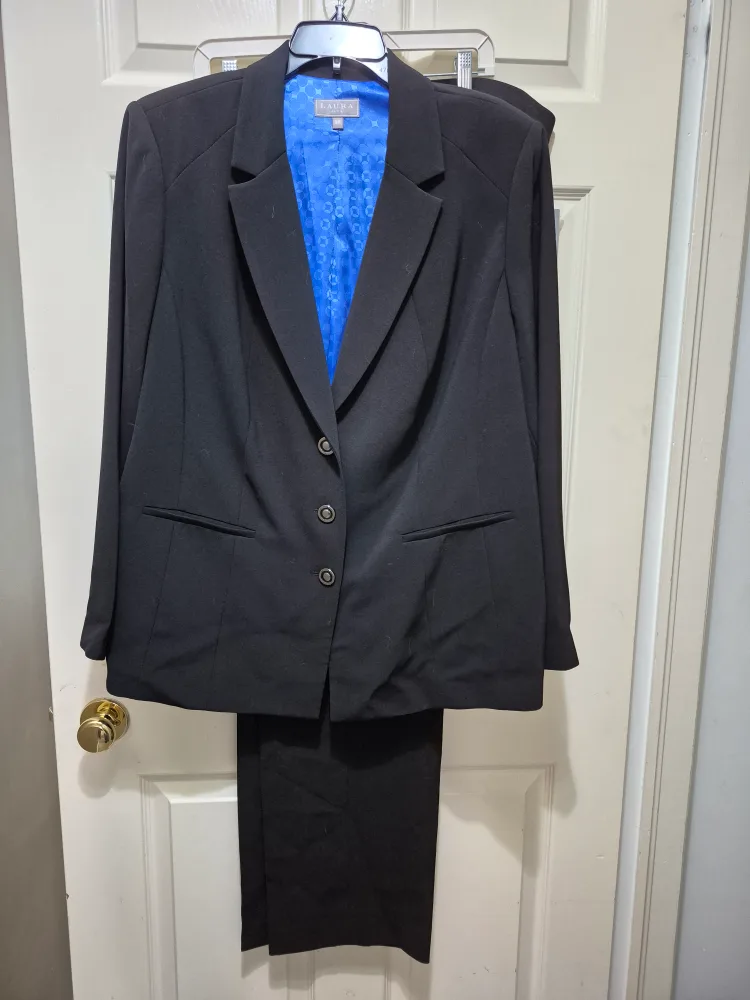 Laura Plus Women's Black Suit - Size 20 thumbnail