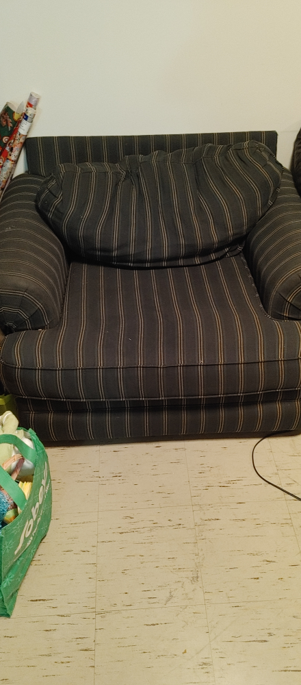Striped Armchair