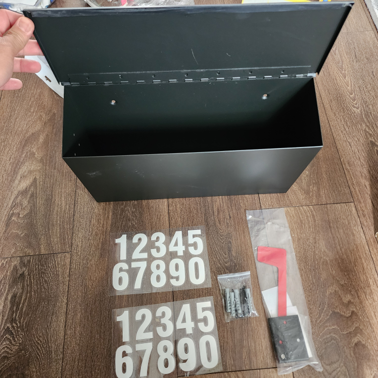 Wall Mount Mailbox - Black - photo 2