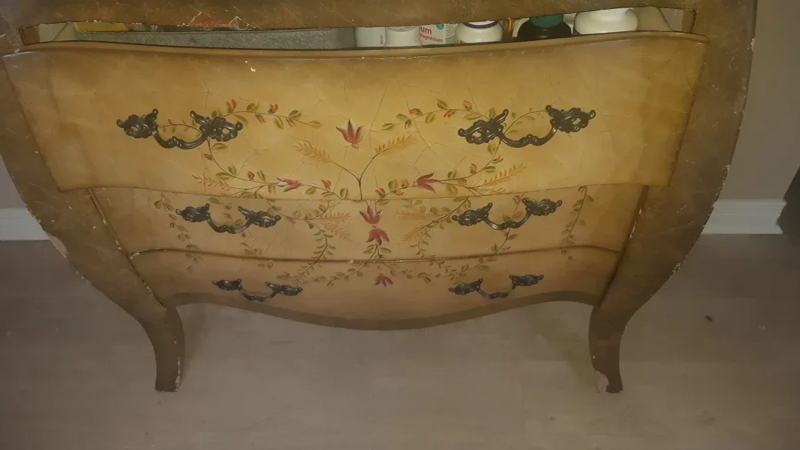Floral Painted 3-Drawer Chest thumbnail