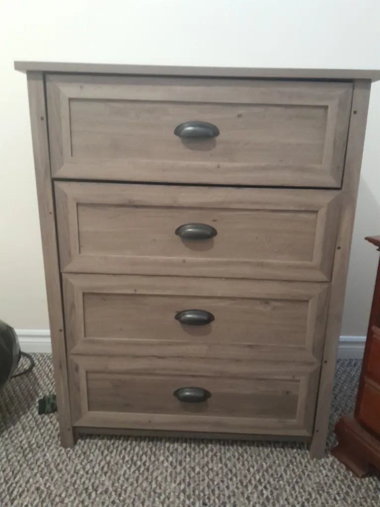 Wood 4-Drawer Chest thumbnail