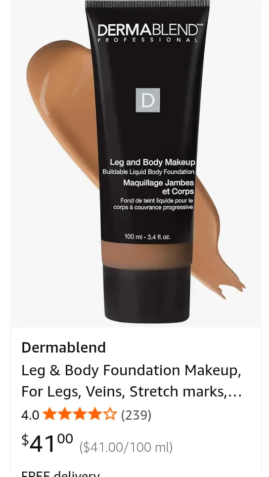 Dermablend Leg & Body Makeup - Fair Nude thumbnail