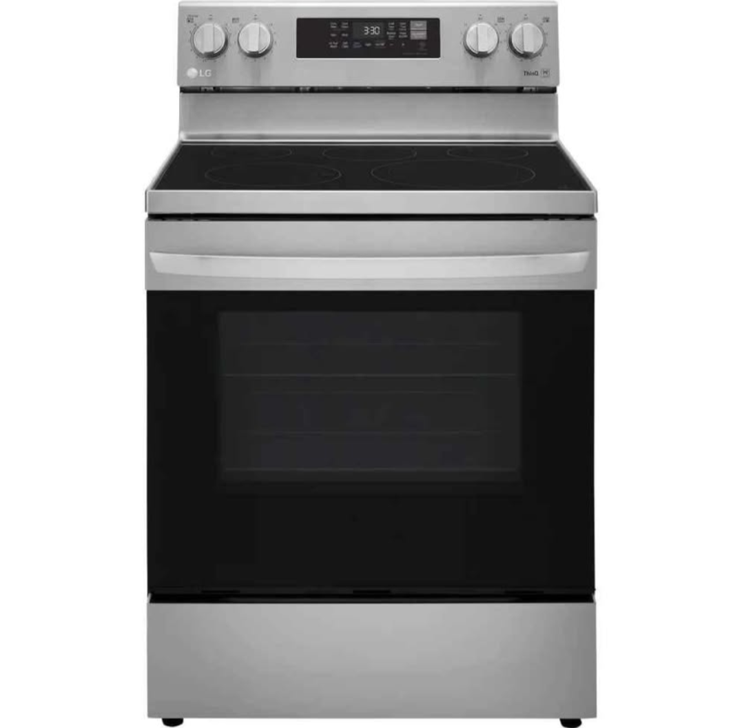 LG 6.3 cu. ft. Smart Electric Range with Air Fry
