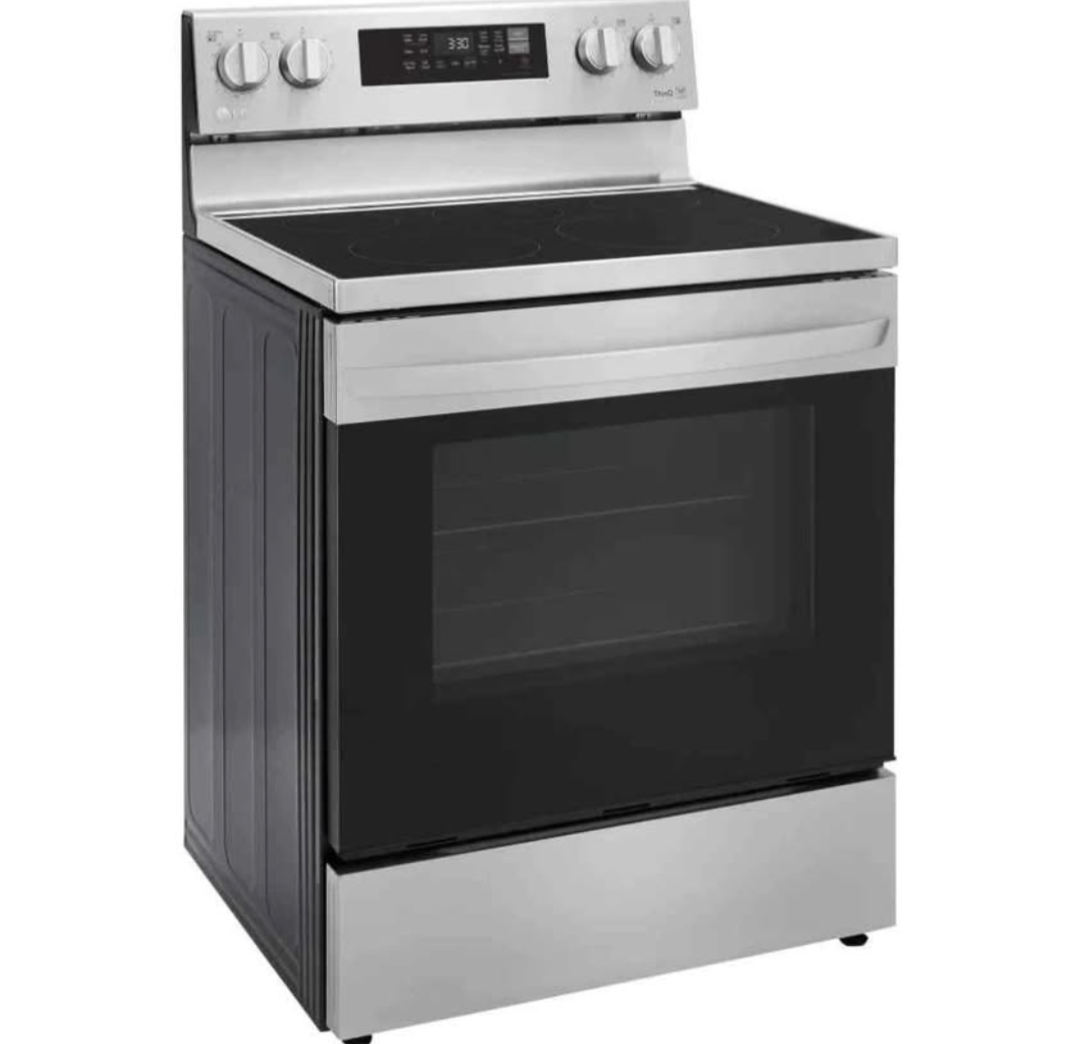 LG 6.3 cu. ft. Smart Electric Range with Air Fry - photo 2