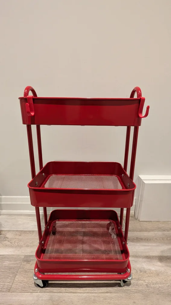red utility cart thumbnail