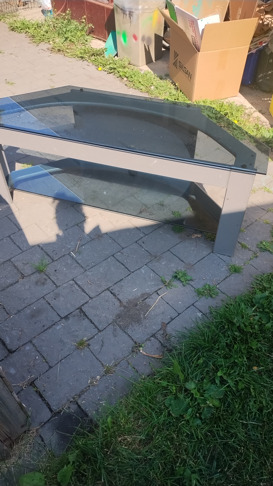 tv stand (glass) - photo 2