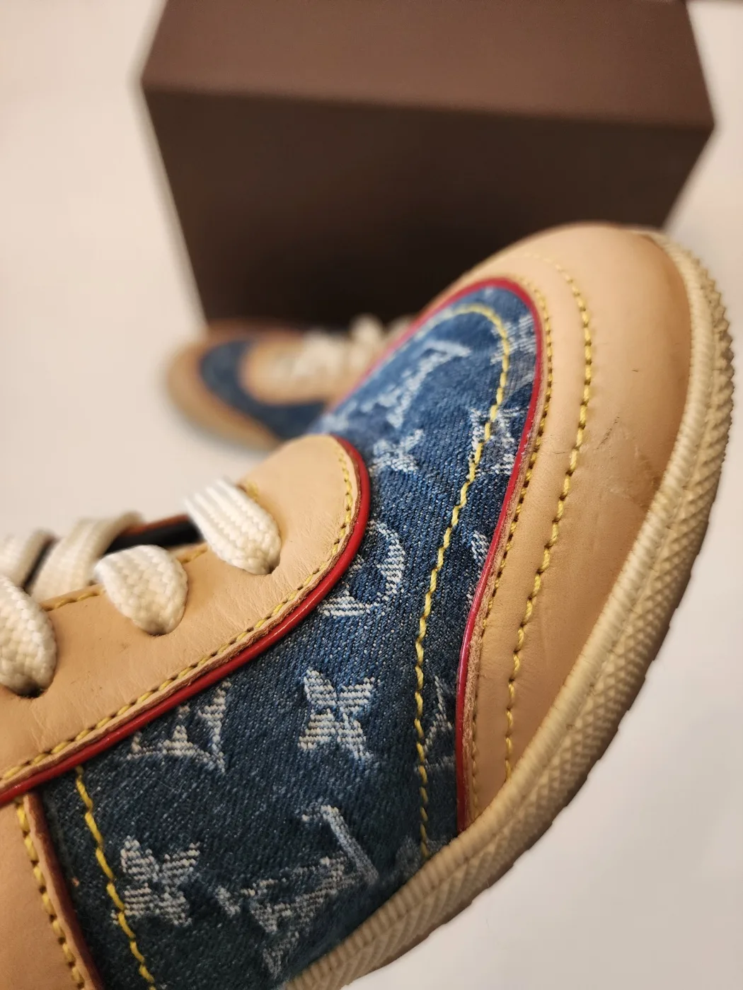 Retro Louis Vuitton Sneakers – Excellent Condition image indicator(4)