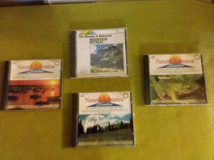🎶 ➡️ Nature's Relaxation Suites Mood Music for the Senses CDs 📀